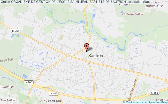 plan association Organisme De Gestion De L'ecole Saint Jean-baptiste De Sautron Sautron