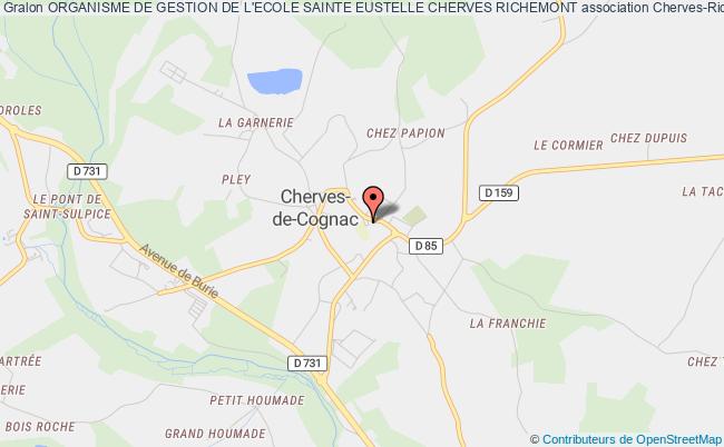 plan association Organisme De Gestion De L'ecole Sainte Eustelle Cherves Richemont Cherves-Richemont