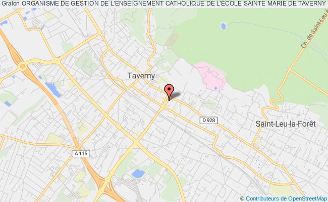 plan association Organisme De Gestion De L'enseignement Catholique De L'École Sainte Marie De Taverny Taverny