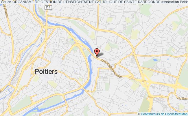 plan association Organisme De Gestion De L'enseignement Catholique De Sainte-radegonde Poitiers