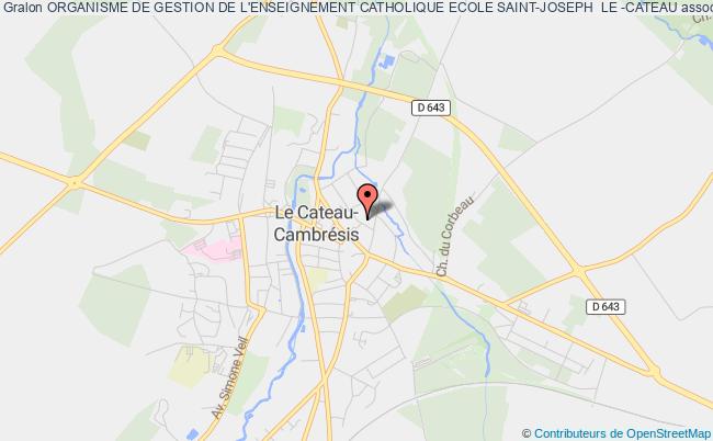 ORGANISME DE GESTION DE L'ENSEIGNEMENT CATHOLIQUE ECOLE SAINT-JOSEPH  LE -CATEAU