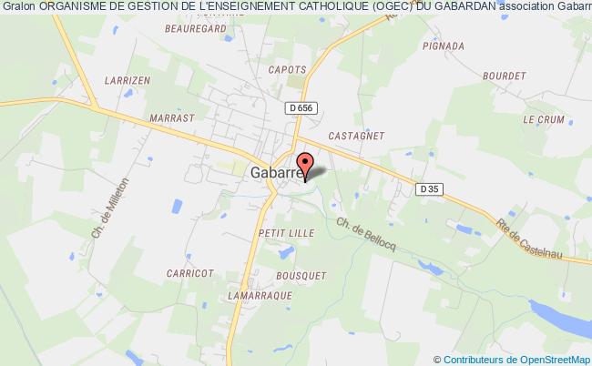 plan association Organisme De Gestion De L'enseignement Catholique (ogec) Du Gabardan Gabarret