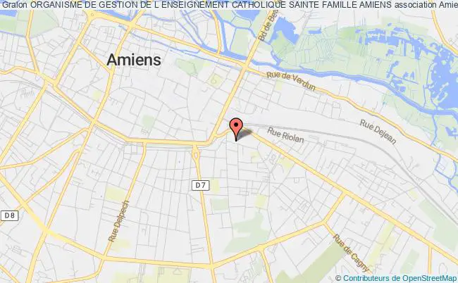plan association Organisme De Gestion De L Enseignement Catholique Sainte Famille Amiens Amiens