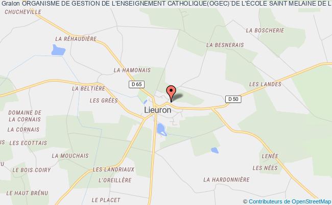 plan association Organisme De Gestion De L'enseignement Catholique(ogec) De L'École Saint Melaine De Lieuron Lieuron