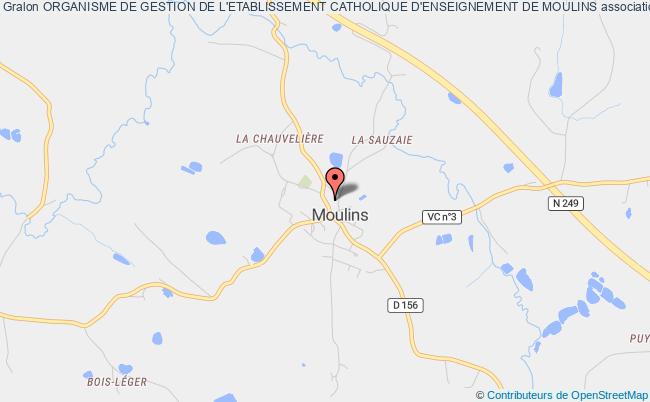 plan association Organisme De Gestion De L'etablissement Catholique D'enseignement De Moulins Mauléon