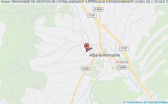 ORGANISME DE GESTION DE L'ETABLISSEMENT CATHOLIQUE D'ENSEIGNEMENT (OGEC DE L' ECOLE D'ALBA)