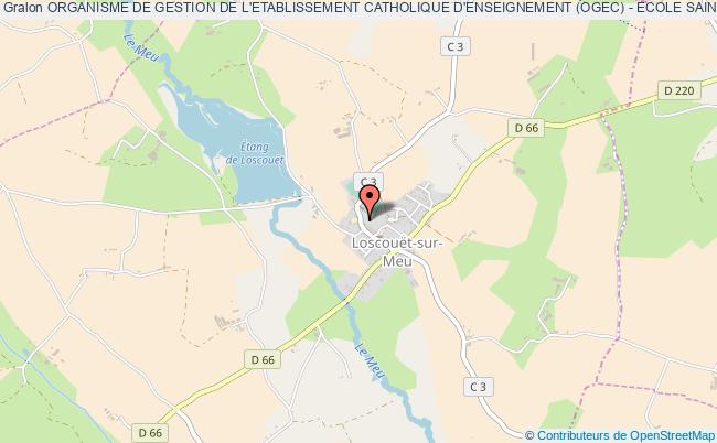 plan association Organisme De Gestion De L'etablissement Catholique D'enseignement (ogec) - Ecole Saint Lunaire Loscouët-sur-Meu