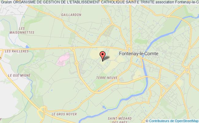 plan association Organisme De Gestion De L'etablissement Catholique Sainte Trinite Fontenay-le-Comte