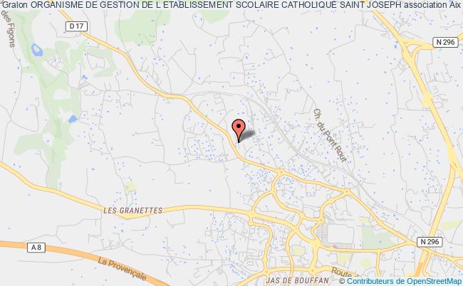 plan association Organisme De Gestion De L Etablissement Scolaire Catholique Saint Joseph Aix-en-Provence