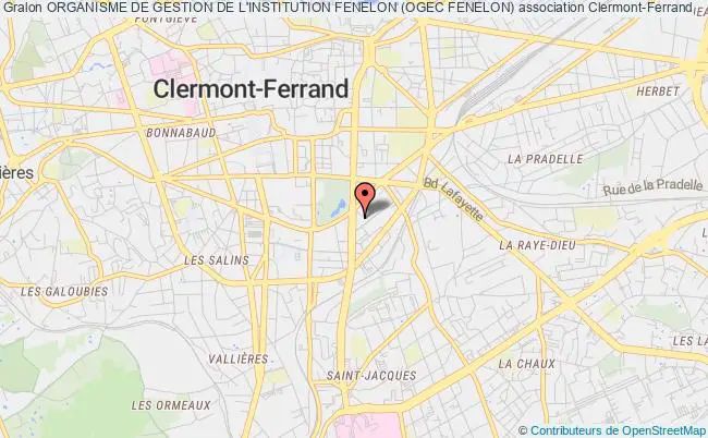 plan association Organisme De Gestion De L'institution Fenelon (ogec Fenelon) Clermont-Ferrand
