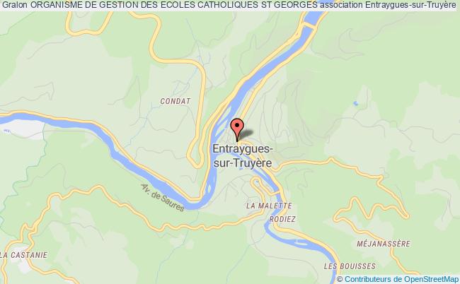 plan association Organisme De Gestion Des Ecoles Catholiques St Georges Entraygues-sur-Truyère