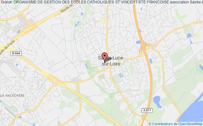 plan association Organisme De Gestion Des Ecoles Catholiques St Vincent-ste Francoise Sainte-Luce-sur-Loire