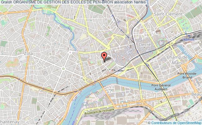 plan association Organisme De Gestion Des Ecoles De Pen-bron Nantes