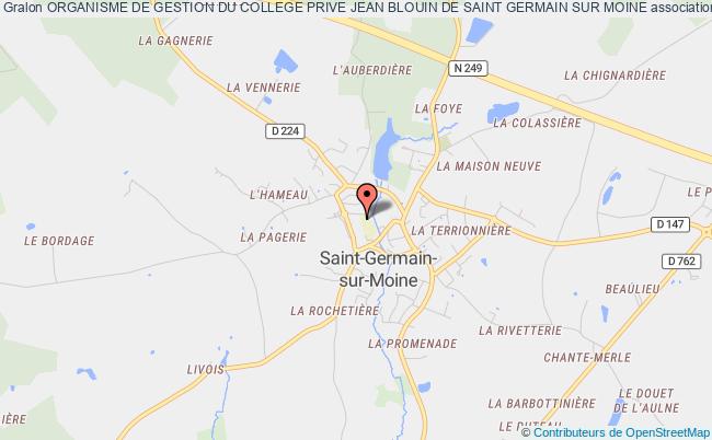 ORGANISME DE GESTION DU COLLEGE PRIVE JEAN BLOUIN DE SAINT GERMAIN SUR MOINE