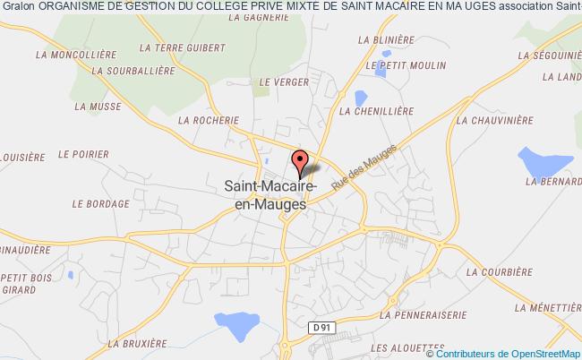 plan association Organisme De Gestion Du College Prive Mixte De Saint Macaire En Ma Uges Saint-Macaire-en-Mauges