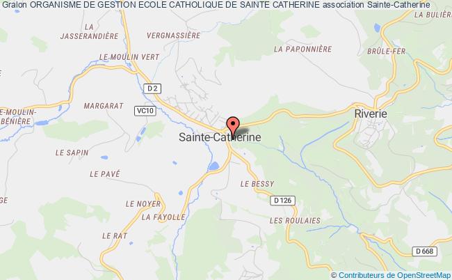 plan association Organisme De Gestion Ecole Catholique De Sainte Catherine Sainte-Catherine