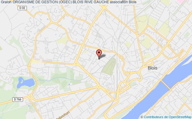 plan association Organisme De Gestion (ogec) Blois Rive Gauche Blois