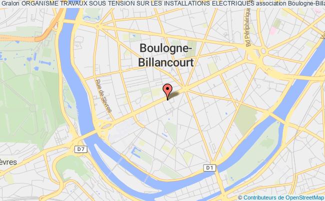 plan association Organisme Travaux Sous Tension Sur Les Installations Electriques Boulogne-Billancourt