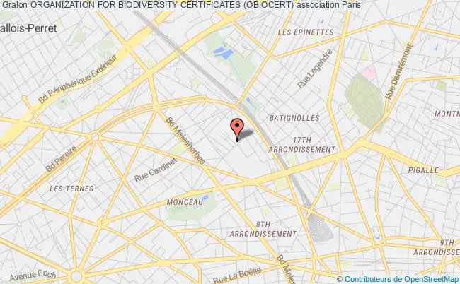 plan association Organization For Biodiversity Certificates (obiocert) Paris