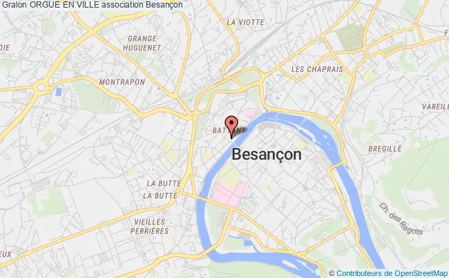 plan association Orgue En Ville Besançon