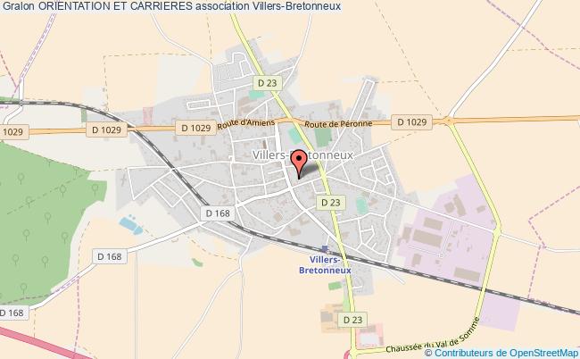 plan association Orientation Et Carrieres Villers-Bretonneux