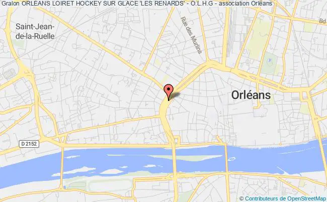 plan association Orleans Loiret Hockey Sur Glace 'les Renards' - O.l.h.g - Orléans