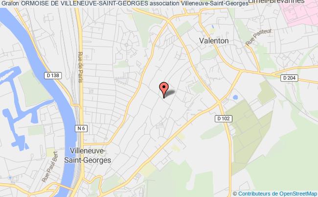 plan association Ormoise De Villeneuve-saint-georges Villeneuve-Saint-Georges