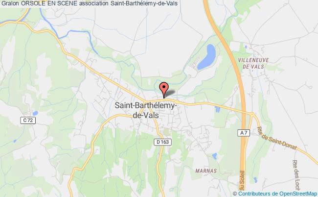 plan association Orsole En Scene Saint-Barthélemy-de-Vals