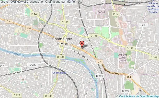 plan association Orthovasc Champigny-sur-Marne