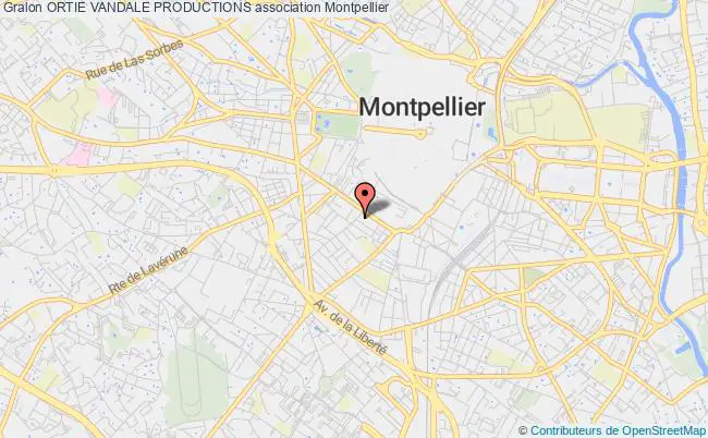 plan association Ortie Vandale Productions Montpellier