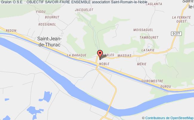 plan association O.s.e. : Objectif Savoir-faire Ensemble Saint-Romain-le-Noble