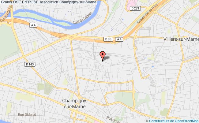 plan association Ose En Rose Champigny-sur-Marne