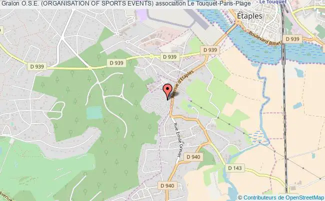 plan association O.s.e. (organisation Of Sports Events) Le Touquet-Paris-Plage