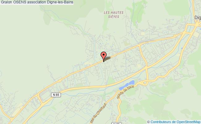 plan association Osens Digne-les-Bains