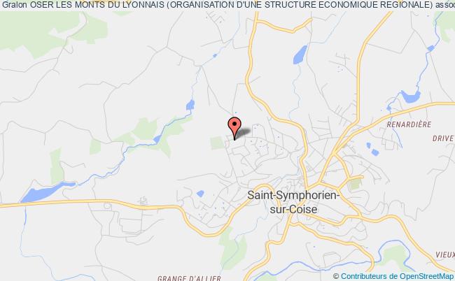 plan association Oser Les Monts Du Lyonnais (organisation D'une Structure Economique Regionale) Pomeys