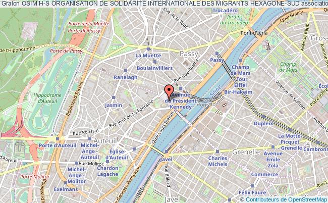 plan association Osim H-s Organisation De Solidarite Internationale Des Migrants Hexagone-sud Paris
