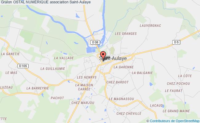 plan association Ostal NumÉrique Saint Aulaye-Puymangou