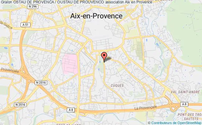 plan association Ostau De Provenca / Oustau De Prouvenco Aix-en-Provence