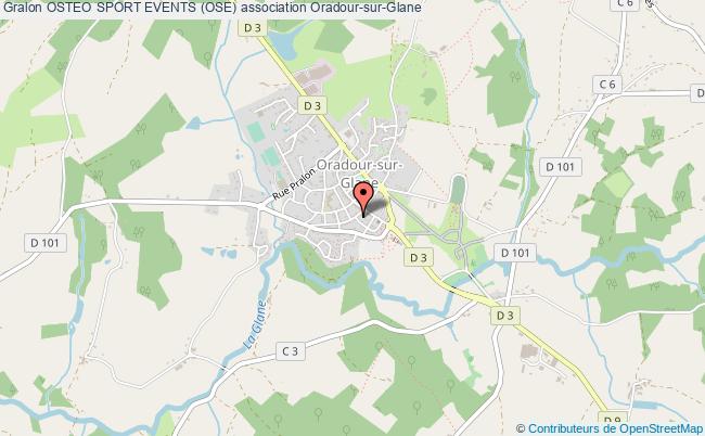 plan association Osteo Sport Events (ose) Oradour-sur-Glane