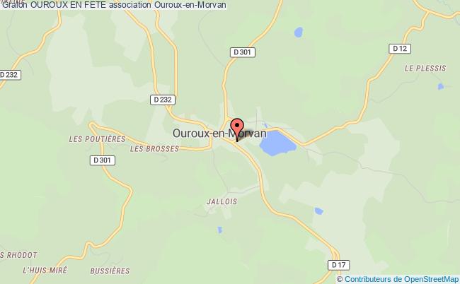 plan association Ouroux En Fete Ouroux-en-Morvan