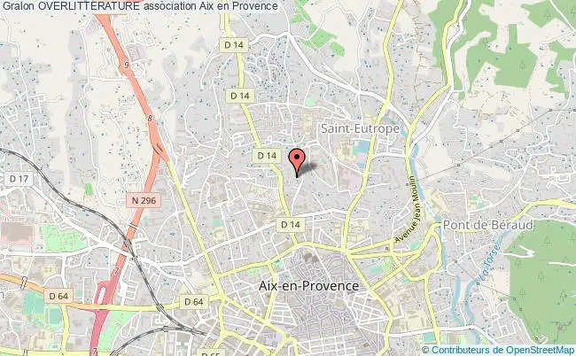 plan association Overlitterature Aix-en-Provence