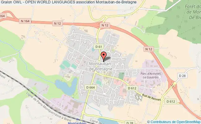 plan association Owl - Open World Languages Montauban-de-Bretagne