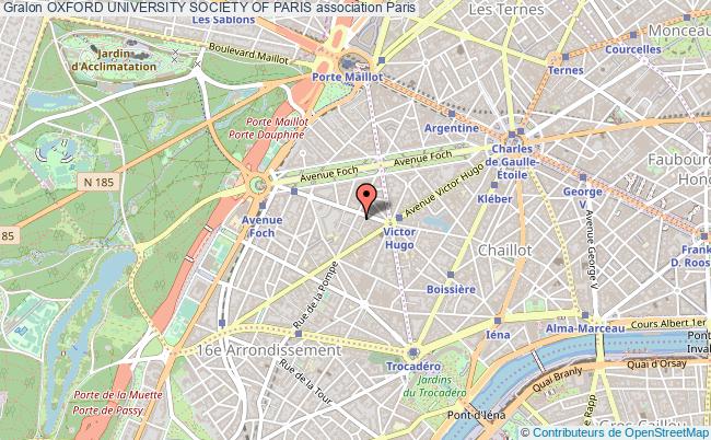 plan association Oxford University Society Of Paris Paris