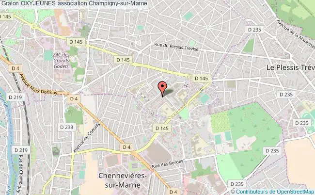 plan association Oxyjeunes Champigny-sur-Marne