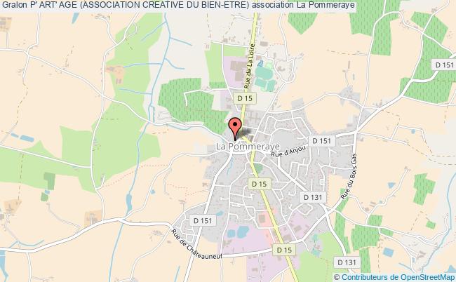 plan association P' Art' Age (association Creative Du Bien-etre) Mauges-sur-Loire