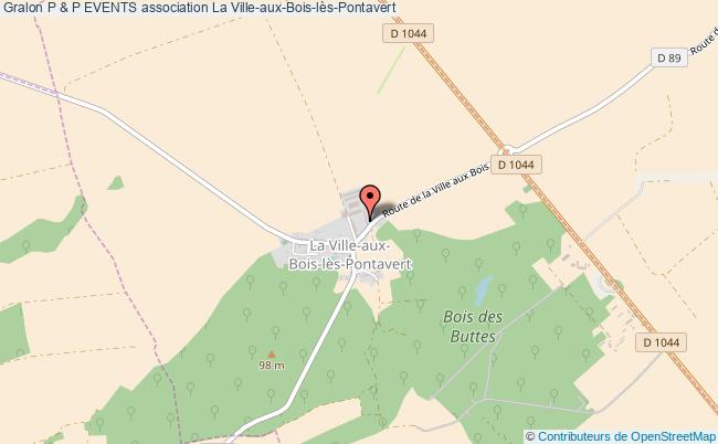 plan association P & P Events Ville-aux-Bois-lès-Pontavert