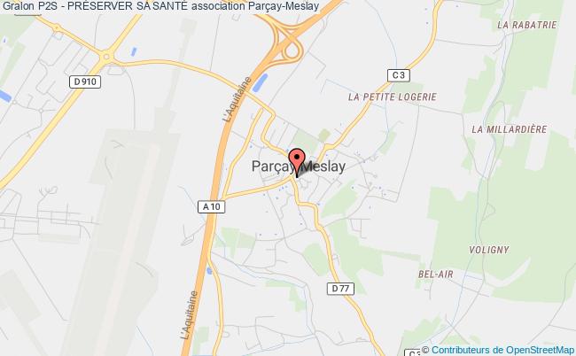 plan association P2s - PrÉserver Sa SantÉ Parçay-Meslay