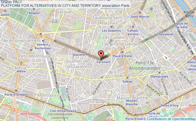plan association Pact
Platform For Alternatives In City And Territory Paris