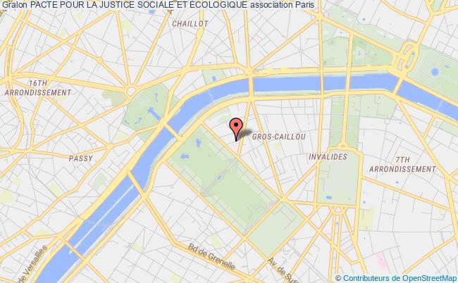 plan association Pacte Pour La Justice Sociale Et Écologique Paris