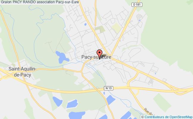 plan association Pacy Rando Pacy-sur-Eure